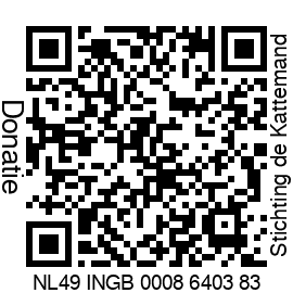 Betaal-QR: scan met je bankapp om te doneren aan Stichting De Kattenmand (IBAN NL49 INGB 0008 6403 83)
